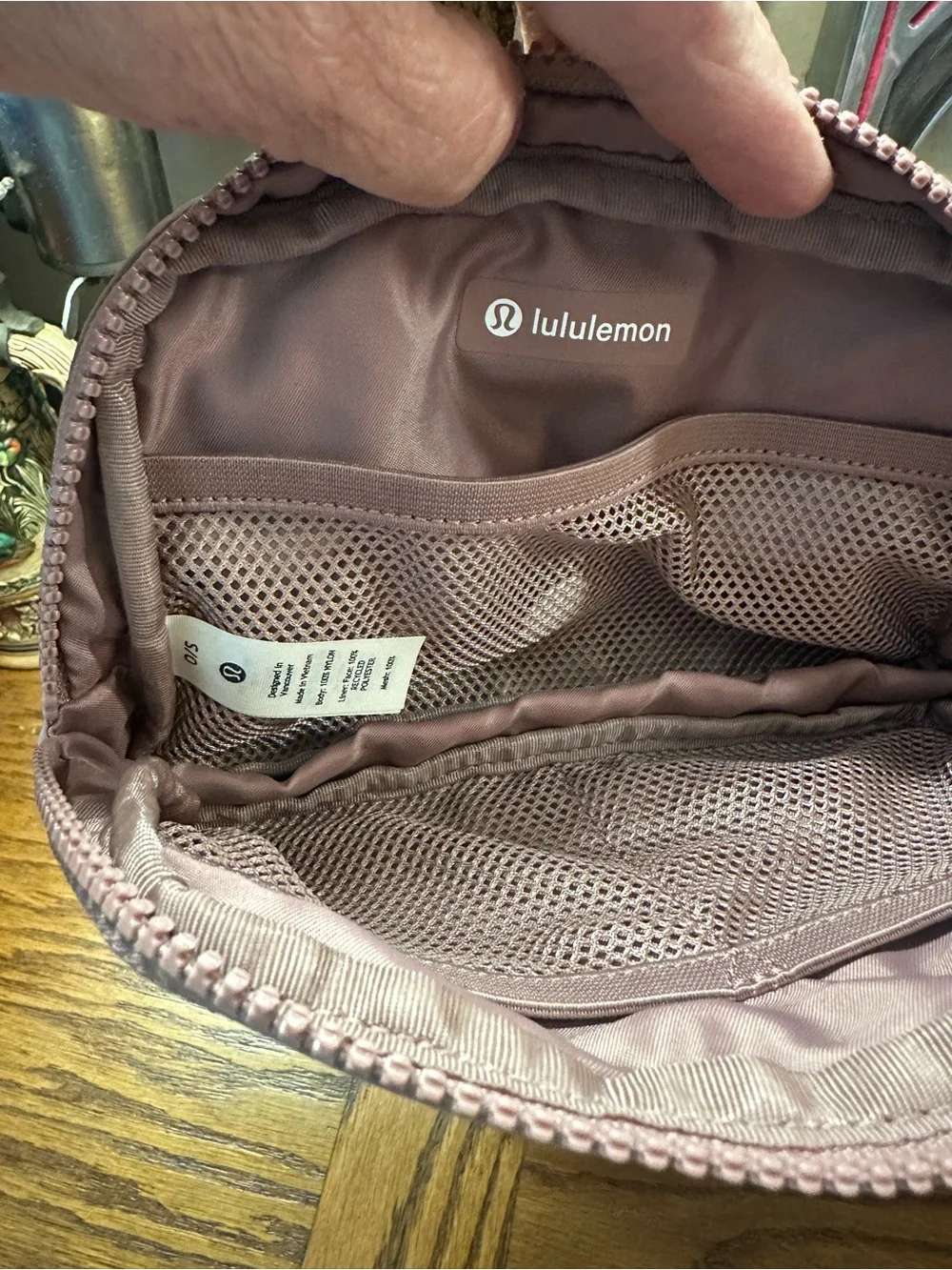 lululemon athletica Mauve Pink Cosmetic Case